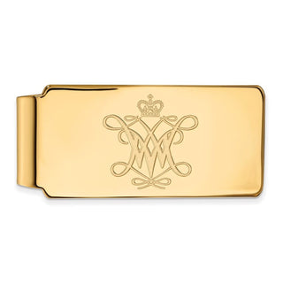 10k Gold LogoArt College of William and Mary Money Clip