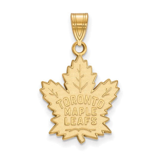 10k Gold NHL LogoArt Toronto Maple Leafs Large Pendant