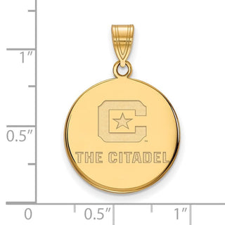 10k Yellow Gold LogoArt The Citadel Large Pendant 1Y004TCI