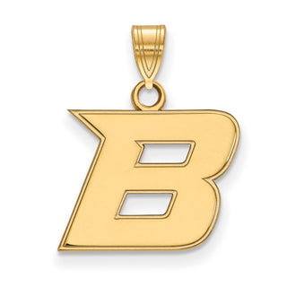 14k Gold LogoArt Boise State University Letter B Small Pendant