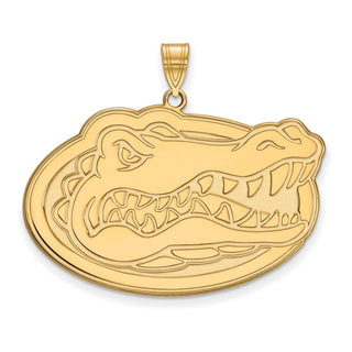 10k Gold LogoArt University of Florida Gator Extra Large Pendant