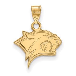 14k Gold LogoArt University of New Hampshire Wildcat Small Pendant