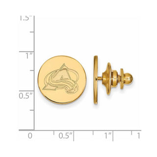 14k Gold NHL LogoArt Colorado Avalanche Lapel Pin