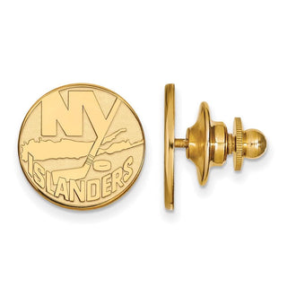 14k Gold NHL LogoArt New York Islanders Lapel Pin