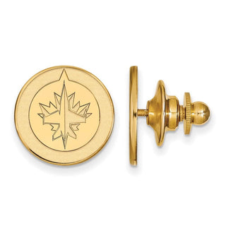 14k Gold NHL LogoArt Winnipeg Jets Lapel Pin