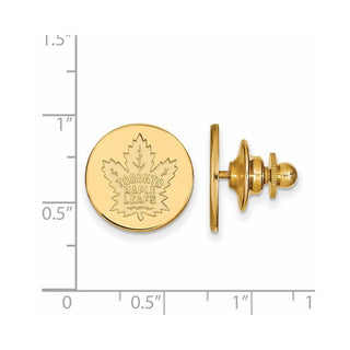 14k Gold NHL LogoArt Toronto Maple Leafs Lapel Pin
