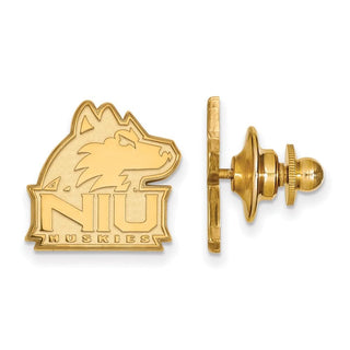 14k Gold LogoArt Northern Illinois University N-I-U Huskies Lapel Pin