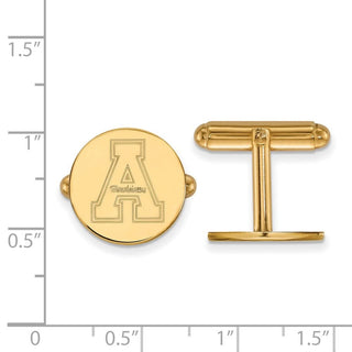 14k Gold LogoArt Appalachian State University Cuff Links