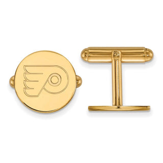 14k Gold NHL LogoArt Philadelphia Flyers Cuff Links