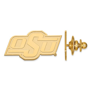 14k Gold LogoArt Oklahoma State University O-S-U Lapel Pin