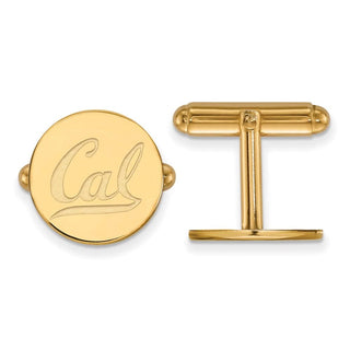 Sterling Silver Gold-plated LogoArt University of California Berkeley Cuff Links