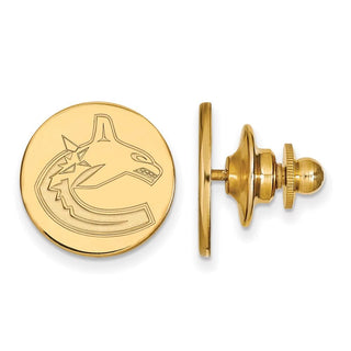 14k Gold NHL LogoArt Vancouver Canucks Lapel Pin