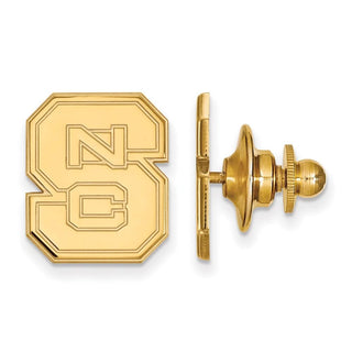 14k Gold LogoArt North Carolina State University N-C-S Lapel Pin