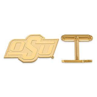 14k Gold LogoArt Oklahoma State University O-S-U Cuff Links