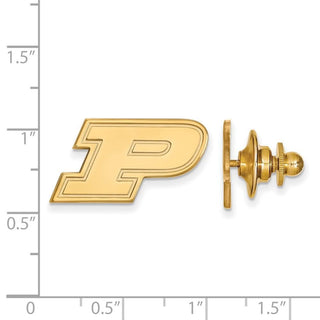 14k Gold LogoArt Purdue University Letter P Lapel Pin