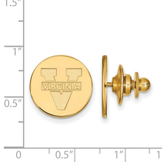 14k Gold LogoArt University of Virginia Lapel Pin