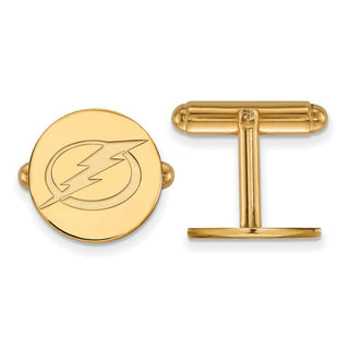 14k Gold NHL LogoArt Tampa Bay Lightning Cuff Links