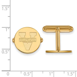 14k Gold LogoArt University of Virginia Cuff Links
