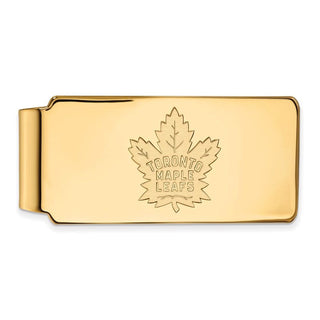 10k Gold NHL LogoArt Toronto Maple Leafs Money Clip