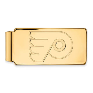 10k Gold NHL LogoArt Philadelphia Flyers Money Clip