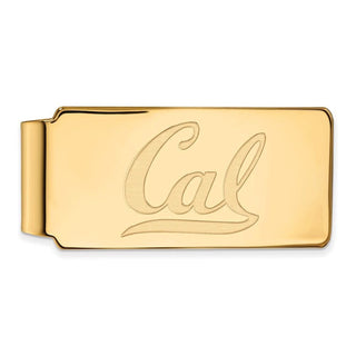 Sterling Silver Gold-plated LogoArt University of California Berkeley Cal Money Clip