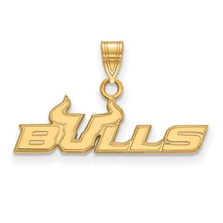 14k Gold LogoArt University of South Florida Bulls Small Pendant