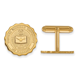 14k Gold LogoArt Central Michigan University Crest Cuff Links
