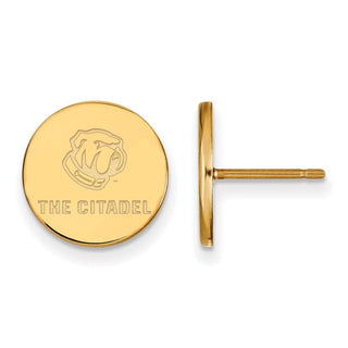 10k Yellow Gold LogoArt The Citadel XS Post Earrings