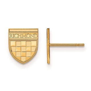 14k Yellow Gold LogoArt University of Richmond XS Post Earrings