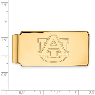 10k Gold LogoArt Auburn University Money Clip