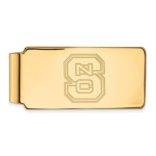 10k Gold LogoArt North Carolina State University N-C-S Money Clip