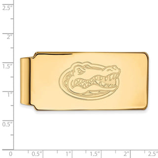 10k Gold LogoArt University of Florida Gator Money Clip