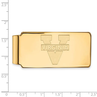 10k Gold LogoArt University of Virginia Money Clip