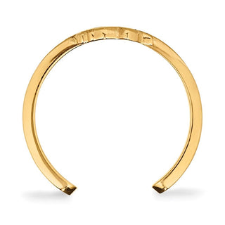 Sterling Silver Gold-plated NHL LogoArt Pittsburgh Penguins Toe Ring