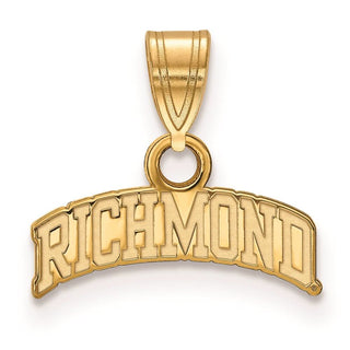 14k Yellow Gold LogoArt University of Richmond Small Script Pendant