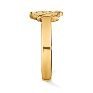 Sterling Silver Gold-plated LogoArt Auburn University Toe Ring