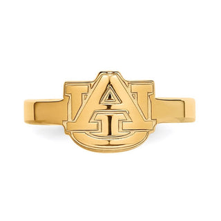 Sterling Silver Gold-plated LogoArt Auburn University Toe Ring