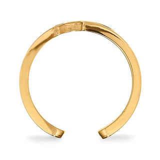 Sterling Silver Gold-plated LogoArt University of Alabama Toe Ring