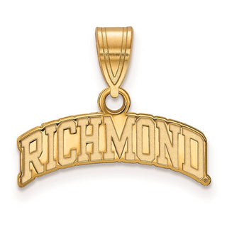 10k Yellow Gold LogoArt University of Richmond Medium Script Pendant
