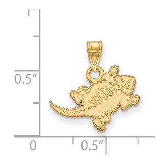 10k Gold LogoArt Texas Christian University Horned Frog Small Pendant 1Y030TCU