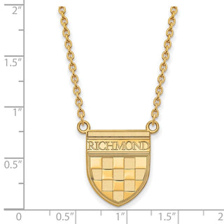 10k Yellow Gold LogoArt University of Richmond Large Split Chain Necklace