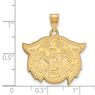 14k Gold LogoArt Villanova University Wildcat Large Pendant