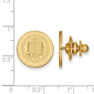 Sterling Silver Gold-plated LogoArt University of California Berkeley Crest Lapel Pin