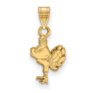 10k Gold LogoArt Virginia Tech HokieBird Small Pendant