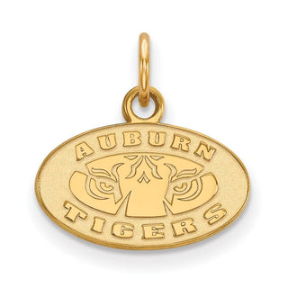 10k Gold LogoArt Auburn Tigers Extra Small Pendant