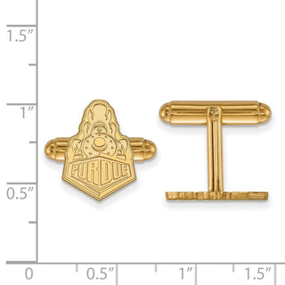14k Gold LogoArt Purdue University Boilermakers Train Logo Cuff Links