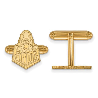 14k Gold LogoArt Purdue University Boilermakers Train Logo Cuff Links