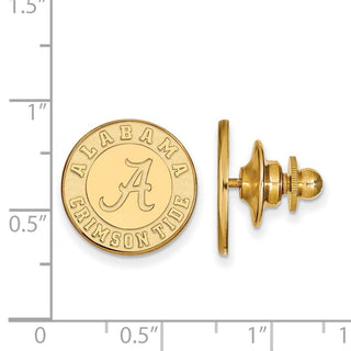 14k Gold LogoArt University of Alabama Crimson Tide Lapel Pin