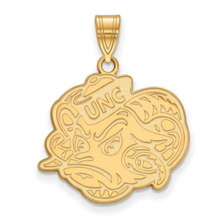 14k Gold LogoArt University of North Carolina Ram Large Pendant 4Y054UNC