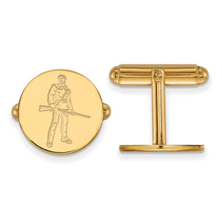 14k Gold LogoArt West Virginia University Mountaineer Cuff Links